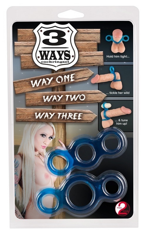 3-ways Cock Ring Set