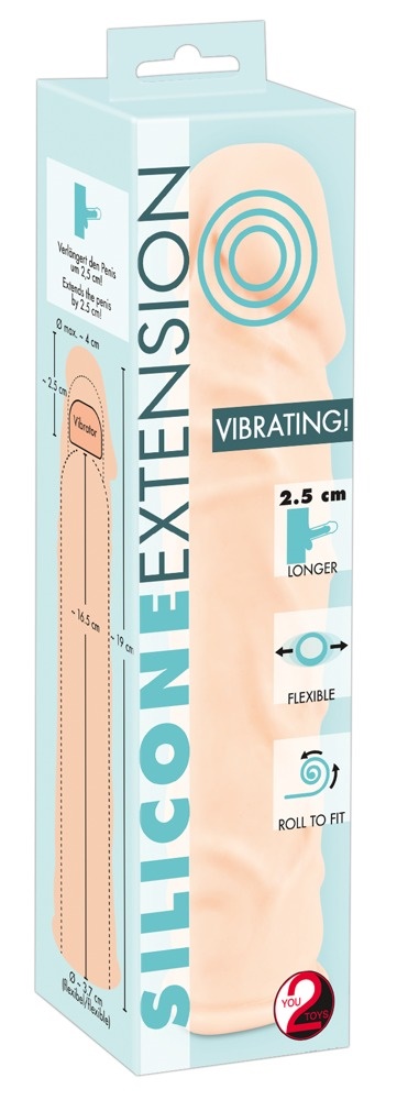Vibrating Silicone Extension