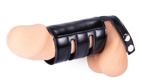 Men's Expert Cock strap with sheath plain