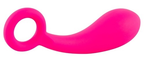 Naughty Pink Silicone Dildo, 18/4