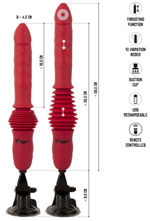 Radio-ohjattava Double Thrusting Fucking Machine