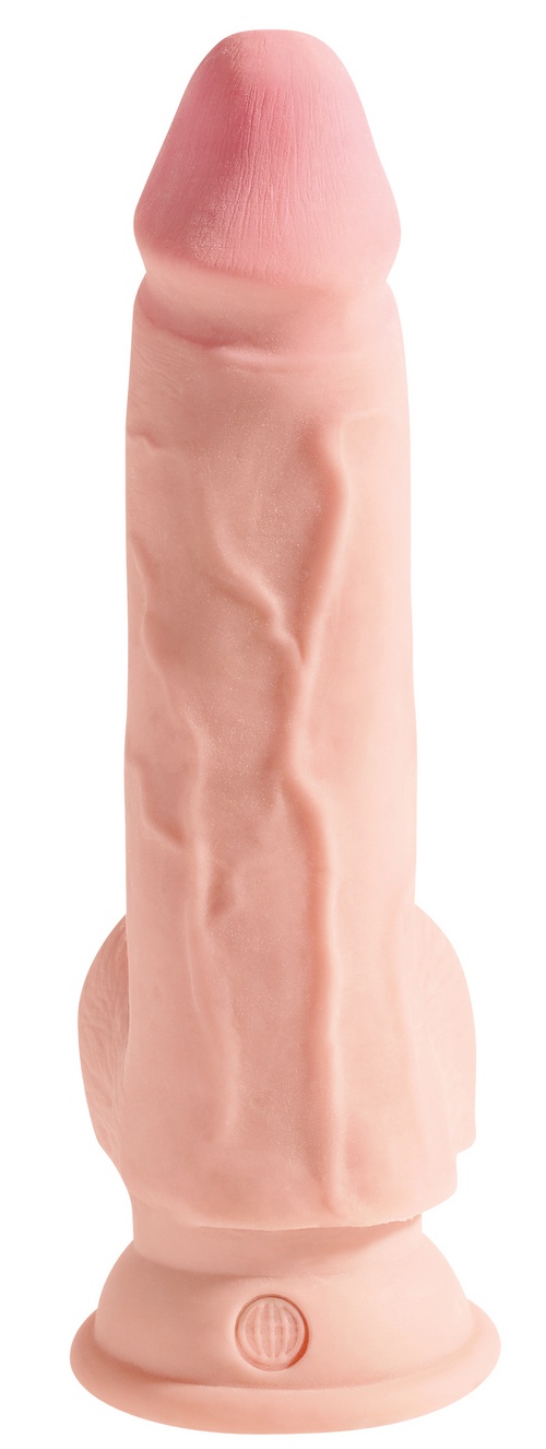 King Cock Plus Triple Density Cock 7.5” with balls, 19/4,5