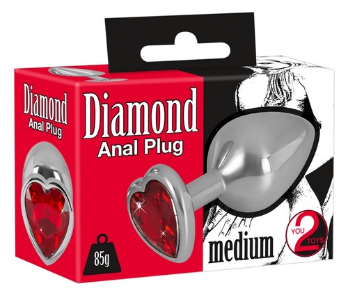 Diamond Anal Plug, medium