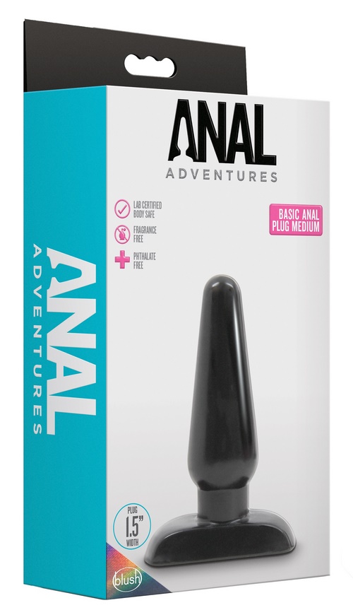 Anal Adventures - Basic Anal Plug, medium