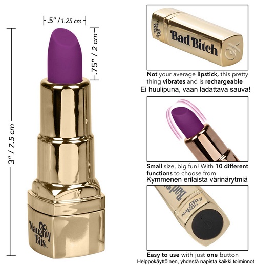 Bad Bitch Lipstick Vibrator