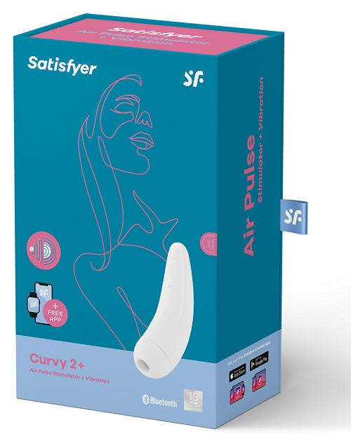 Satisfyer Curvy 2+, valkoinen