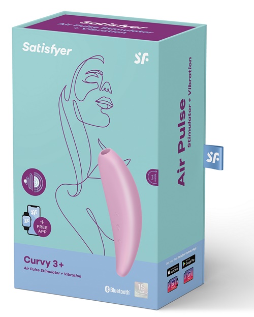 Satisfyer Curvy 3+, vaaleanpunainen