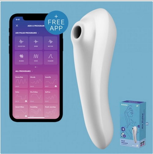 Satisfyer Dual Pleasure, valkoinen