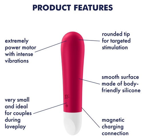 Satisfyer Ultra Power Bullet 1, punainen