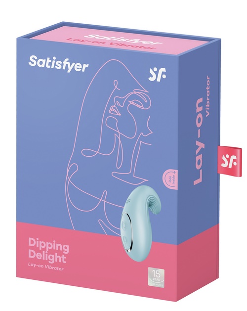 Satisfyer Dipping Delight, vaaleansininen