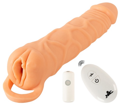 2-in-1 Extension & Masturbator kauko-ohjattava