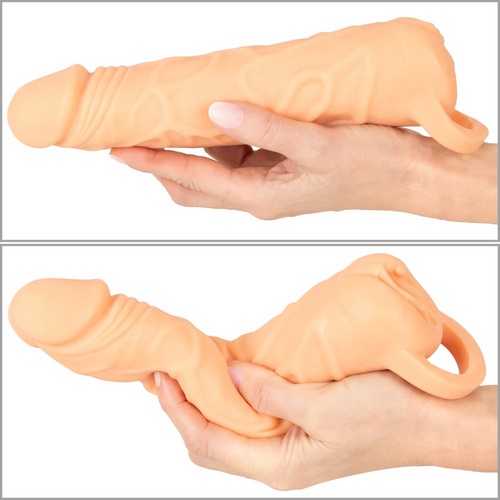 2-in-1 Extension & Masturbator kauko-ohjattava