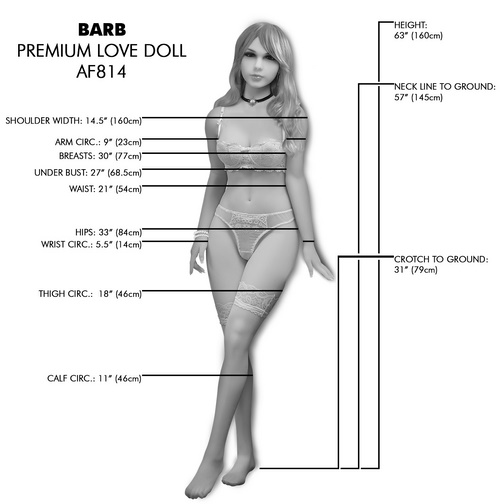 Barb - Premium Female Love Doll