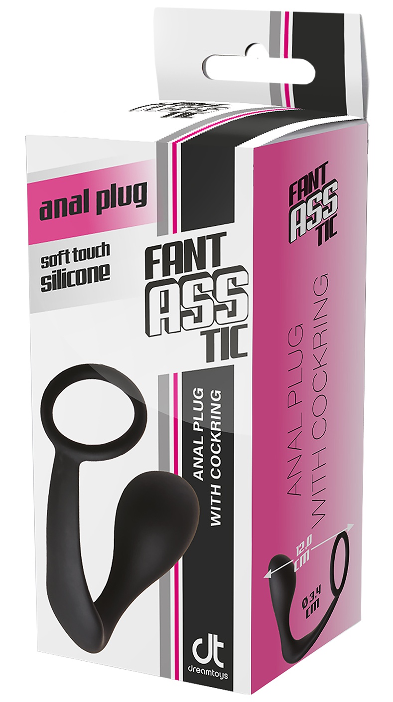 Fantasstic Anal Plug with cockring