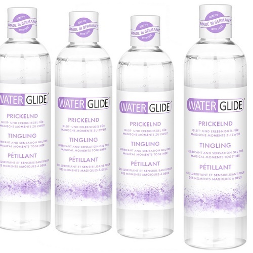 Waterglide Tingling - kihelmöivä liukuvoide, 300 ml