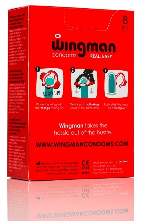 Wingman Condoms, 8 kpl