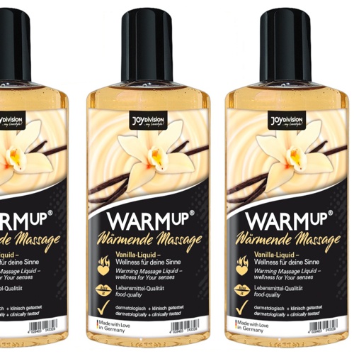WARMup-hierontaöljy, vanilija, 150 ml