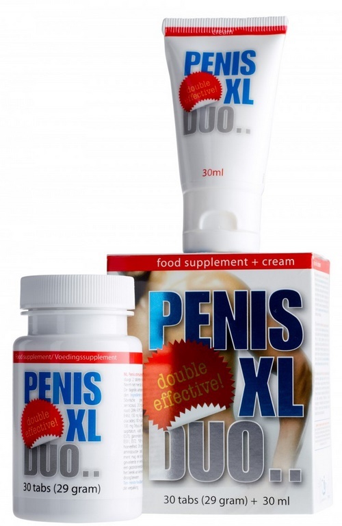 Penis XL Duo, 30 ml + 30 tablettia