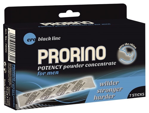 Prorino -potenssijauhe miehelle, 7 kpl