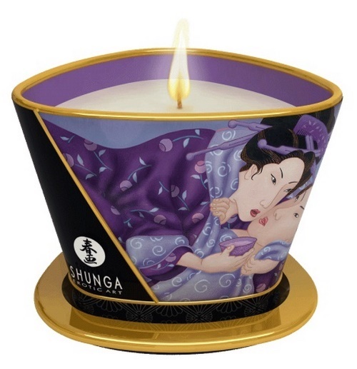 Shunga Massage Candle -hierontakynttilä, 170 ml