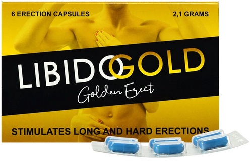 Libido Gold - Golden Erect, 6 kapselia