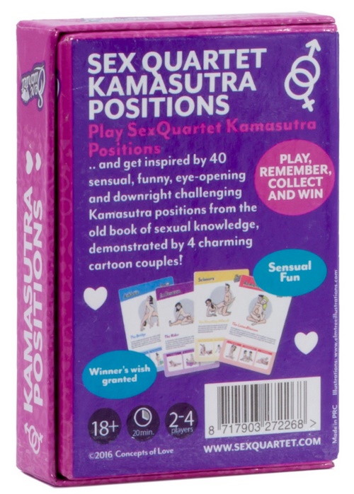 Sexquartet Cards - Positions Kamasutra