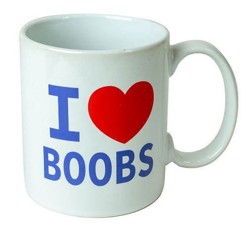 I Love Boobs -muki