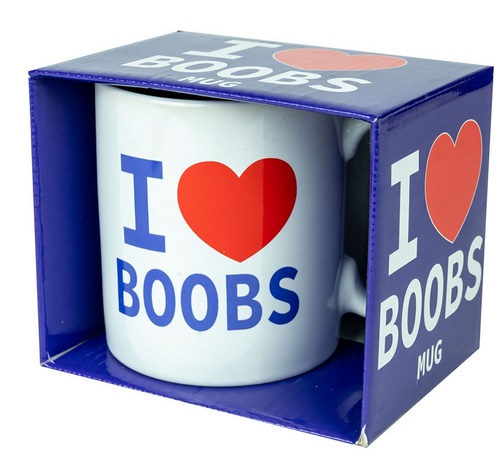 I Love Boobs -muki