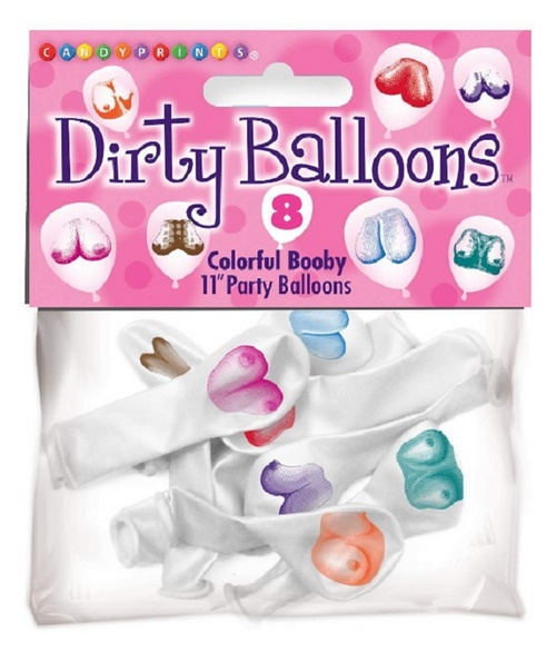 Dirty Boob Balloons, 8 kpl