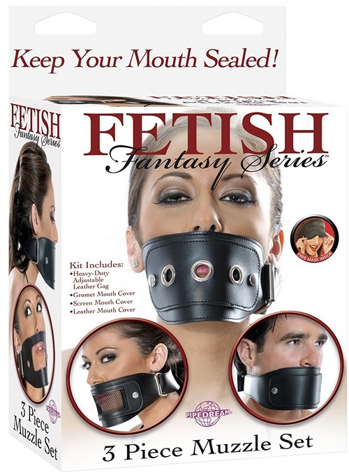 Fetish Fantasy 3 Piece Muzzle Set