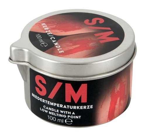 S/M-vahakynttilä, 100 ml, punainen