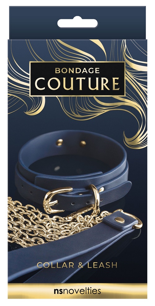 Bondage Couture Collar & Leash - talutushihna