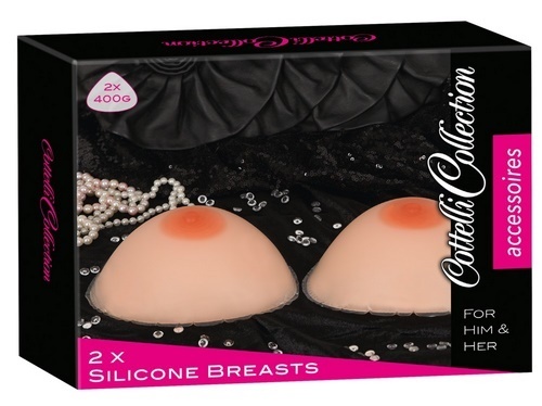 Silicone Breasts, 2 x 400 g