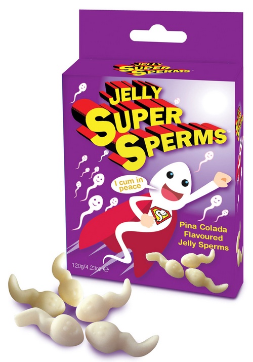 Jelly Super Sperms Pina Colada, 120 g