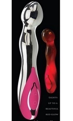 Luminous G-spot vibrator - hehkuva g-pistesauva, 10/3,5