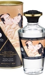 Shunga Warming Oil, vanilla fetish, 100 ml