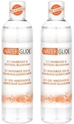 Waterglide 2-in-1 hieronta- ja liukuvoide Guarana, 300 ml