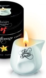 Plaisirs Secrets Massage Candle, Vanilla, 80 ml