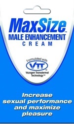 MAX Size Male Enhancement Cream, 5 ml