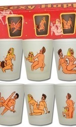 Sexy Happy Hour -snapsilasit, 6 kpl