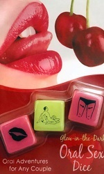 Glow-in-the-dark Oral Sex Dice