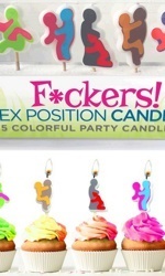 F*ckers! Sex Position Candles, 5 kpl