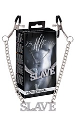 Nipple Chain with ”Slave” pendant