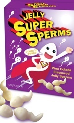 Jelly Super Sperms Pina Colada, 120 g