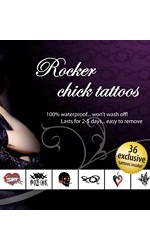 Tattoo set - Rocker Chick